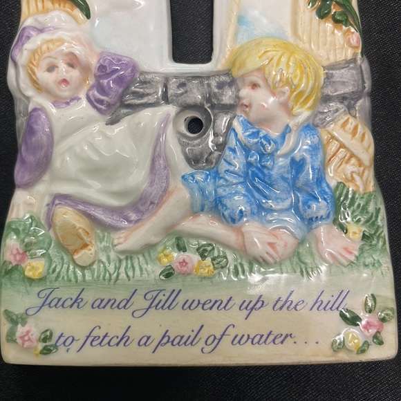 Vintage Jack And Jill Light Switch Cover Plate 1995 C.R. Gibson - Picture 2 of 6
